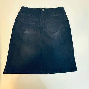 J. Jill Dark blue Denim Pencil Skirt